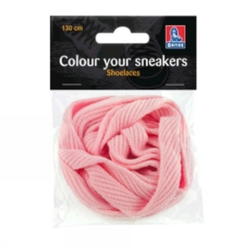 Colour Your Sneakesr Shoelaces Ljusrosa